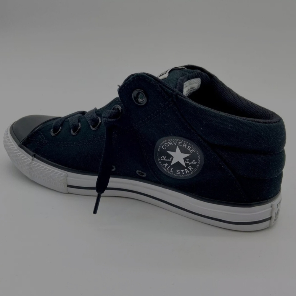 Converse Chuck Taylor Axel Mid Black White Big  Kids Casual Sneakers NEW IN BOX